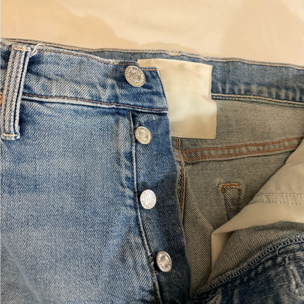 MOTHER Light Blue Denim Jeans